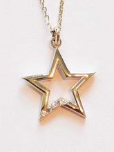 Ermus Gold - Halskette Damen Stern, 14K Goldhalskette mit Weißem Zirkon, Zertifiziert - Ermus Gold