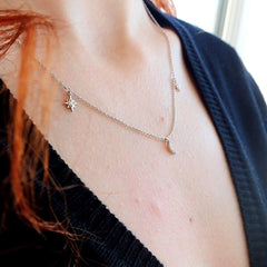 Ermus Gold – Diamant Gold Baguette Halskette 14K 585 Gelbgold – Perfektes Geschenk für Ihre Lieben - Ermus Gold