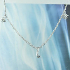 Ermus Gold – Diamant Gold Baguette Halskette 14K 585 Gelbgold – Perfektes Geschenk für Ihre Lieben - Ermus Gold