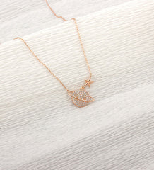 Ermus Gold – Planetenkette Rose vergoldet aus 925 Sterling Silber – Handgemachter Schmuck für Damen - Ermus Gold