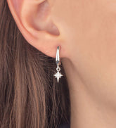 Ermus Gold – Pole Star Ohrringe aus 925 Sterlingsilber, Handgefertigter Schmuck - Ermus Gold