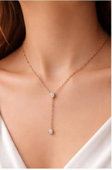 Ermus Gold - Diamanthalskette Gold 585, Baguette-Schliff, Elegantes Design, KLO7174 Perfektes Geschenk