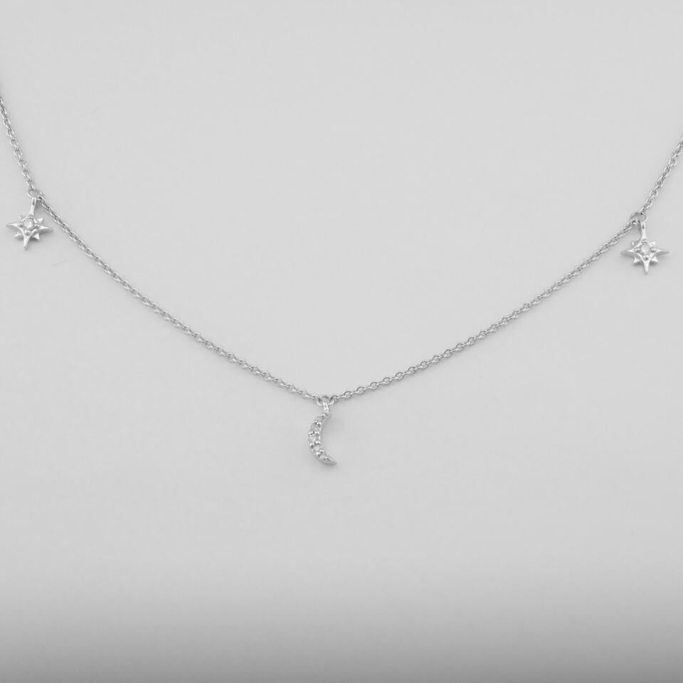 Ermus Gold – Diamant Gold Baguette Halskette 14K 585 Gelbgold – Perfektes Geschenk für Ihre Lieben - Ermus Gold