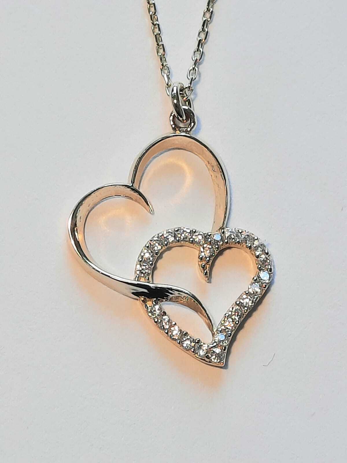 Ermus Gold – Herz im Herz Goldhalskette aus 14K Gold, Handgefertigter Schmuck - Ermus Gold