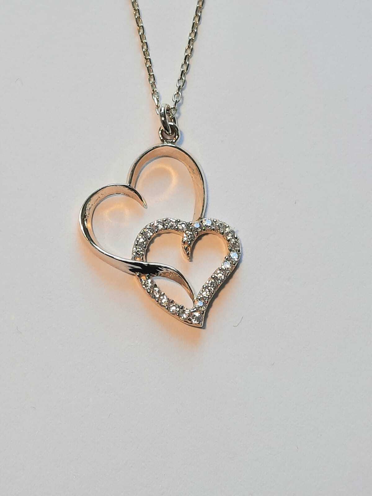 Ermus Gold – Herz im Herz Goldhalskette aus 14K Gold, Handgefertigter Schmuck - Ermus Gold