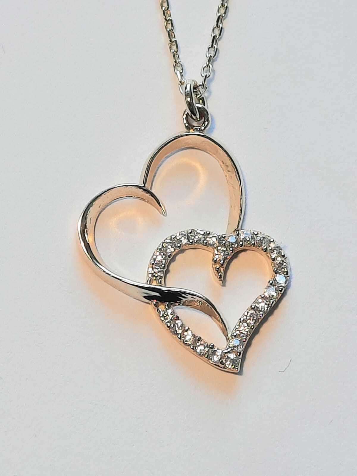 Ermus Gold – Herz im Herz Goldhalskette aus 14K Gold, Handgefertigter Schmuck - Ermus Gold