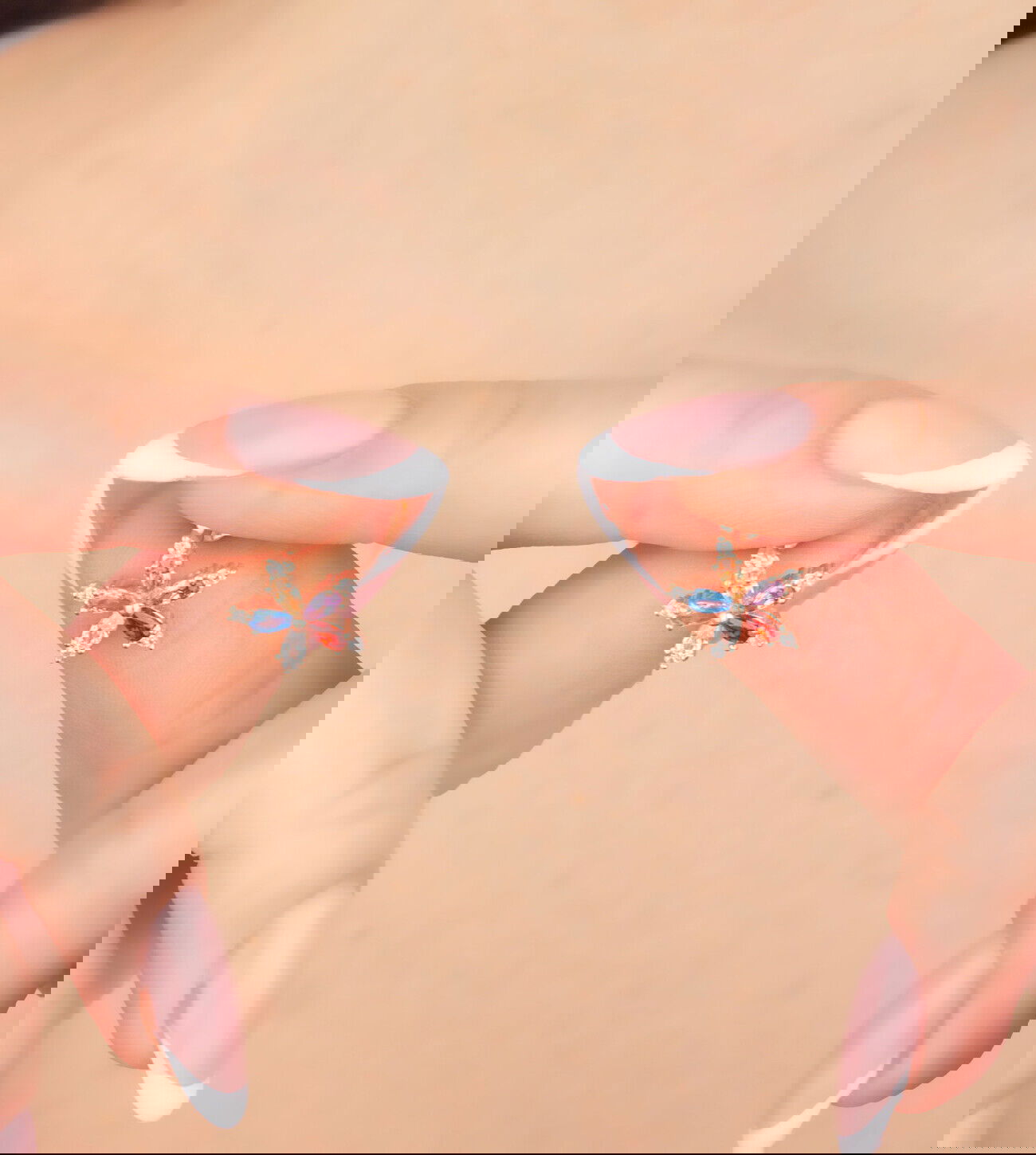 Ermus Gold – Mini Narzissen Blume Ohrringe aus 925 Sterling Silber, Rose Vergoldet - Ermus Gold